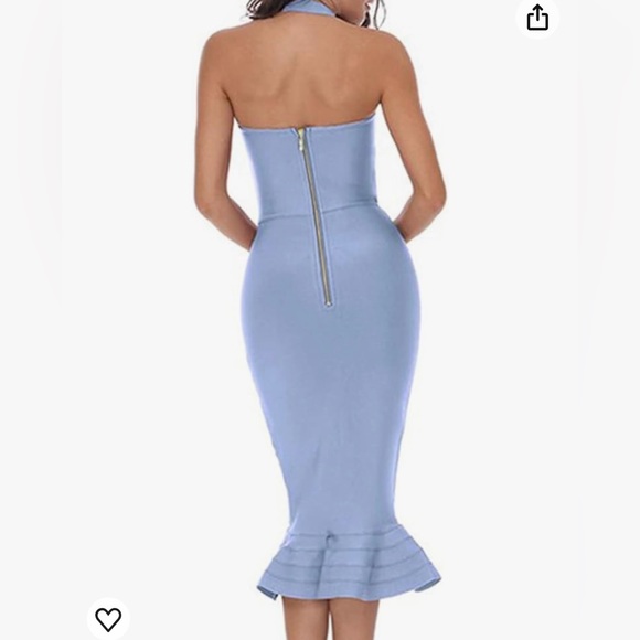 Who in shop Blue dress size medium - Picture 2 of 4